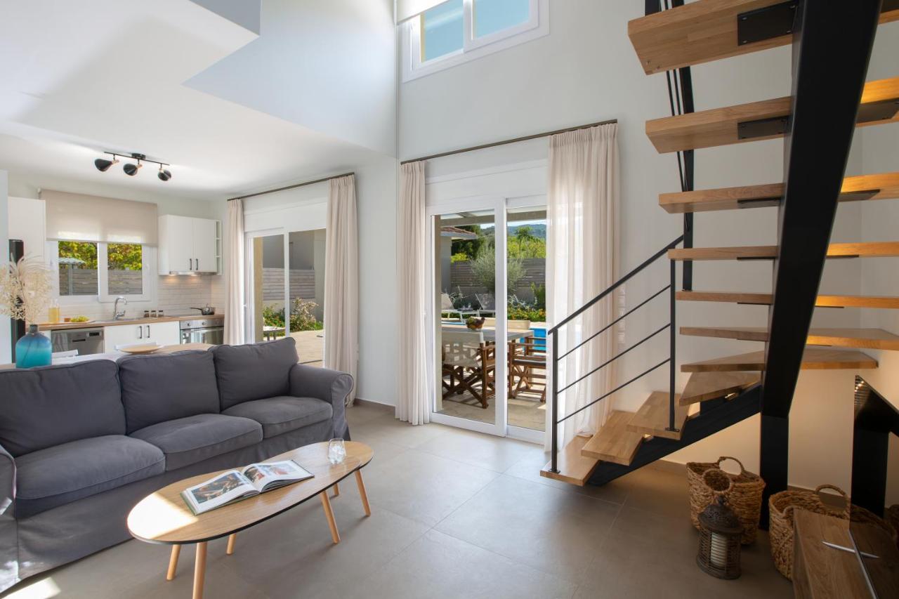 Grappolo Lefkada Villas - Vilana Ideal For Families And Small Groups Apolpaina ภายนอก รูปภาพ